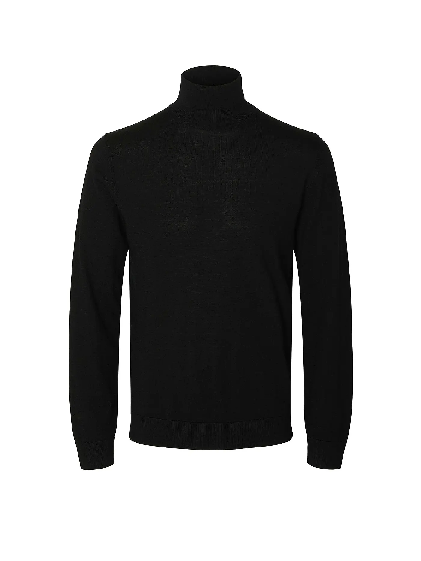 SELECTED | Rollkragenpullover SLHTRAY | schwarz